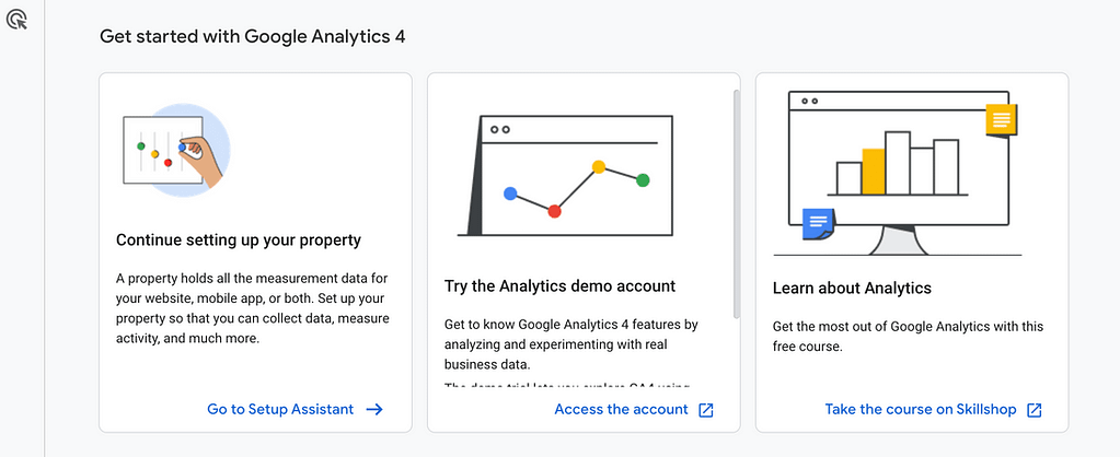 Setting up Google Analytics 4